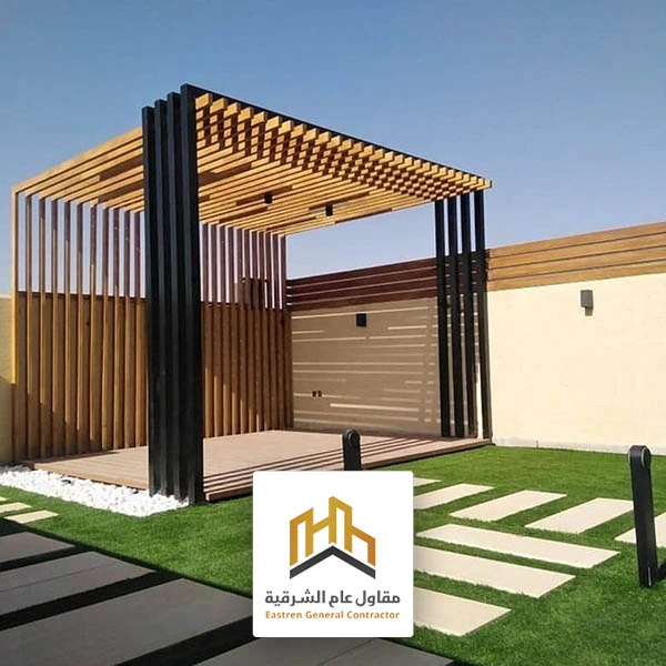 مظلات خارجية حديد الجبيل