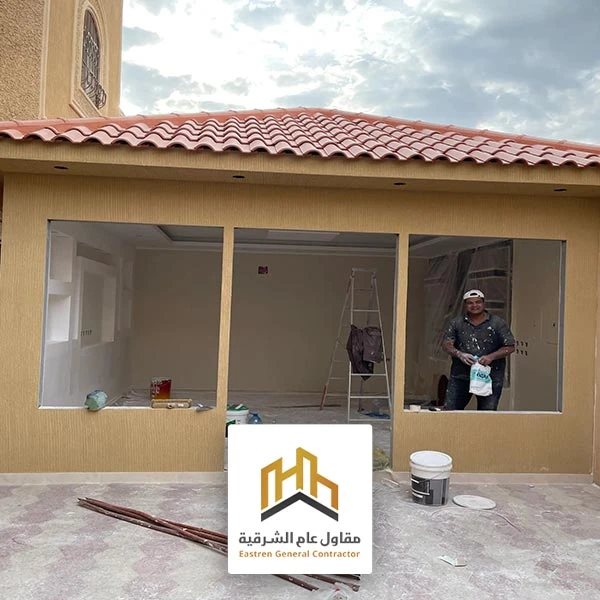 تصميم ملحق خارجي بالحوش