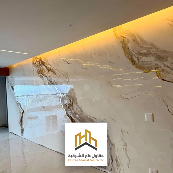 شبيه الرخام جدار في الخبر