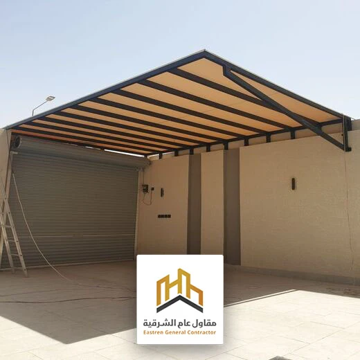 مظلات سيارات حديد الخبر
